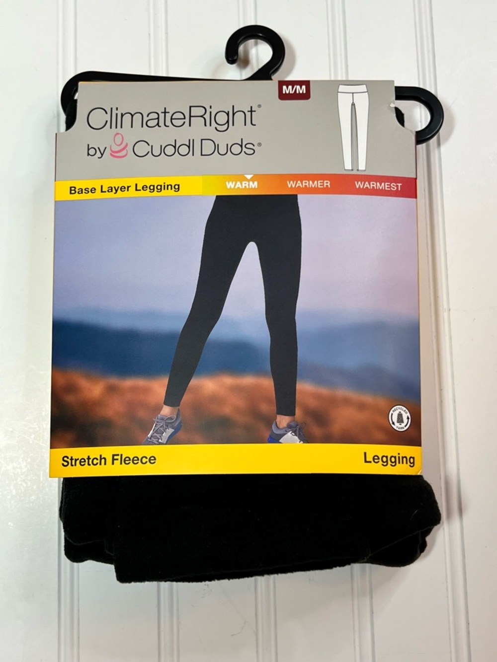 Women's M ClimateRight by Cuddl Duds Base Layer Fleece Legging